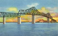 Cooper River Bridge, Charleston, S.C. 1942. Creator: Unknown
