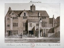 Coopers Arms inn, Tanner Street, Bermondsey, London, 1828. Artist: John Chessell Buckler