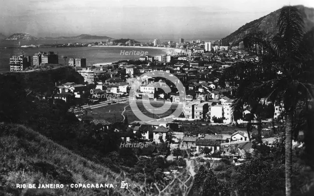 Copacabana, Rio de Janeiro, Brazil, c1937. Artist: Unknown