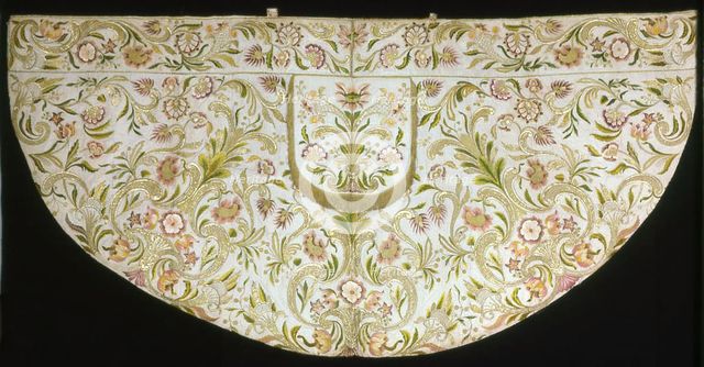 Cope with Orphrey Band, Hood and Remnants of a Morse, Italy, 1775/1800. Creator: Unknown.