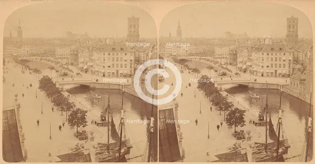Copenhagen, Denmark, the metropolis of all Scandinavia, 1850s-1910s. Creator: Sun Sculpture Works and Studios.