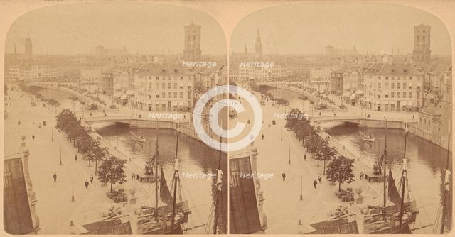 Copenhagen, Denmark, the metropolis of all Scandinavia, 1850s-1910s. Creator: Sun Sculpture Works and Studios.