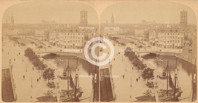 Copenhagen, Denmark, the metropolis of all Scandinavia, 1850s-1910s. Creator: Sun Sculpture Works and Studios.