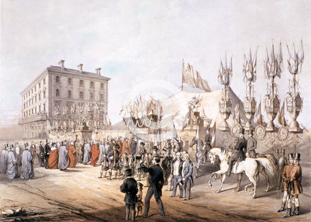Copenhagen Fields, Islington, London, 1855. Artist: T Turner