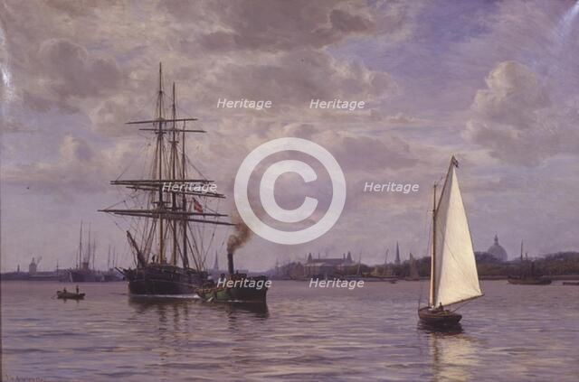 Copenhagen roads, 1905. Creator: Vilhelm Arnesen.