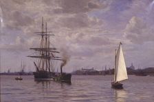 Copenhagen roads, 1905. Creator: Vilhelm Arnesen