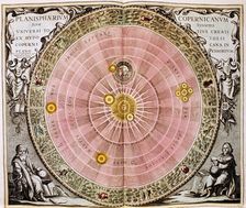 Copernican sun-centred (heliocentric) system of the universe, 1708