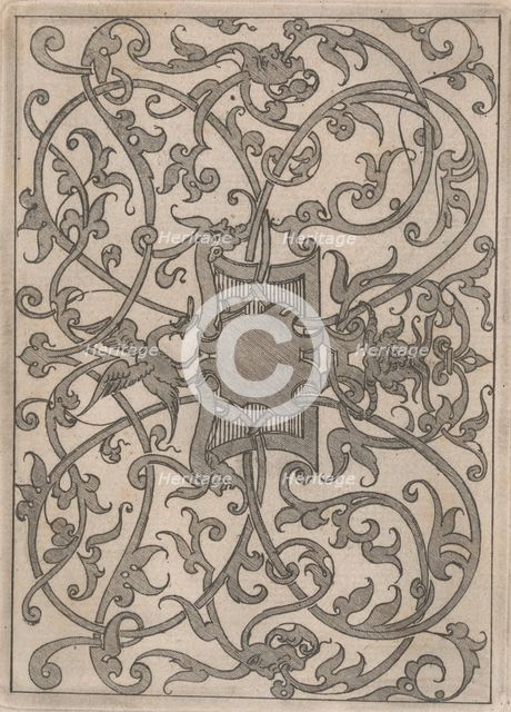 Copies after the 'Livre contenant passement de moresques' (plate 4), 19th century (?). Creator: Jacques Androuet Du Cerceau.