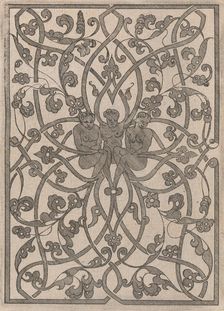 Copies after the Livre contenant passement de moresques (plate 8), 19th century (?). Creator: Jacques Androuet Du Cerceau