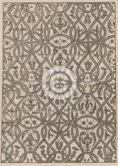 Copies after the 'Livre contenant passement de moresques' (plate 9), 19th century (?). Creator: Jacques Androuet Du Cerceau.