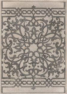 Copies after the Livre contenant passement de moresques (plate 10), 19th century (?). Creator: Jacques Androuet Du Cerceau