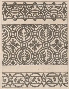 Copies after the Livre contenant passement de moresques (plate 15), 19th century (?). Creator: Jacques Androuet Du Cerceau
