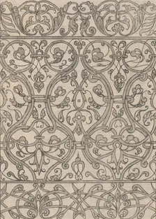 Copies after the Livre contenant passement de moresques (plate 16), 19th century (?). Creator: Jacques Androuet Du Cerceau