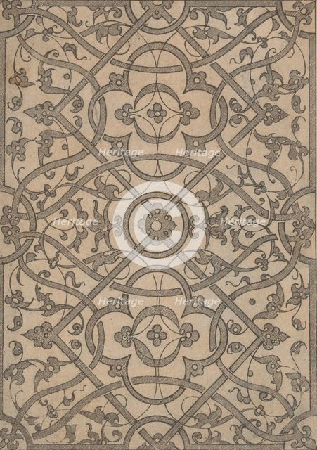 Copies after the 'Livre contenant passement de moresques' (plate 3), 19th century (?). Creator: Jacques Androuet Du Cerceau.