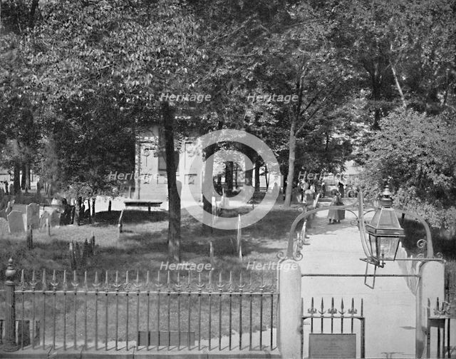 'Copp's Hill Cemetery, Boston', c1897. Creator: Unknown.