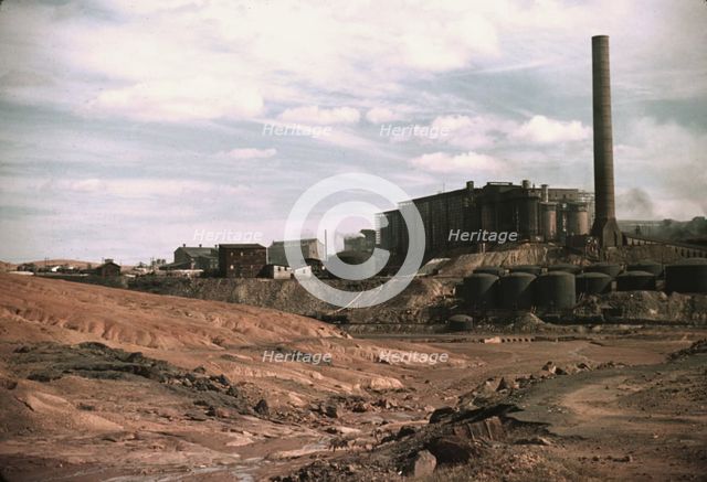 Copper mining and sulfuric acid plant, Copperhill, Tenn., 1940. Creator: Marion Post Wolcott.