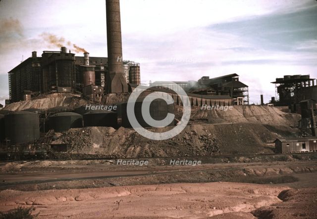 Copper mining and sulfuric acid plant, Copperhill, Tenn., 1940. Creator: Marion Post Wolcott.