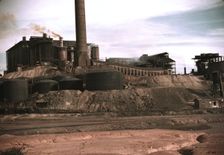 Copper mining and sulfuric acid plant, Copperhill, Tenn., 1940. Creator: Marion Post Wolcott