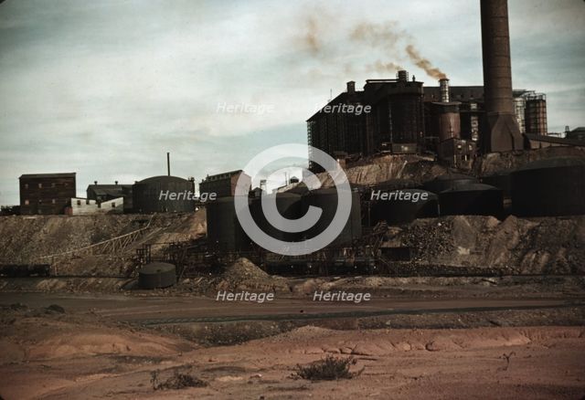 Copper mining and sulfuric acid plant, Copperhill, Tenn., 1940. Creator: Marion Post Wolcott.