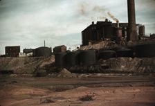 Copper mining and sulfuric acid plant, Copperhill, Tenn., 1940. Creator: Marion Post Wolcott