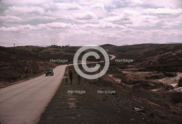Copper mining section between Ducktown and Copperhill, Tennessee, 1940. Creator: Marion Post Wolcott.