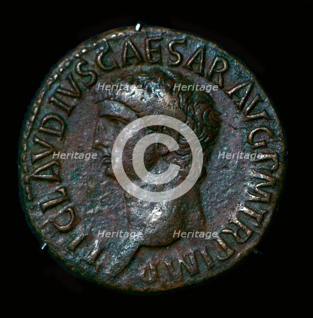 Copper As of Claudius, 1st century. Artist: Unknown
