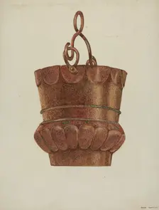 Copper Bucket, c. 1940. Creator: Dana Bartlett