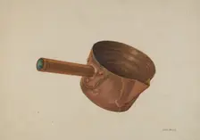 Copper Candy Ladle, c. 1938. Creator: Frank McEntee