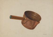 Copper Candy Ladle, c. 1938. Creator: Frank McEntee