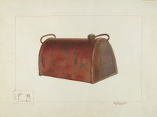 Copper Foot Warmer, c. 1937. Creator: Edward L Loper