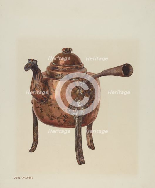 Copper Kettle, 1935/1942. Creator: Orrie McCombs.