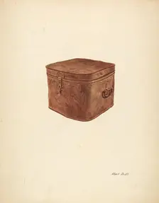 Copper Storage Box, c. 1940. Creator: Albert Pratt