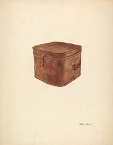 Copper Storage Box, c. 1940. Creator: Albert Pratt