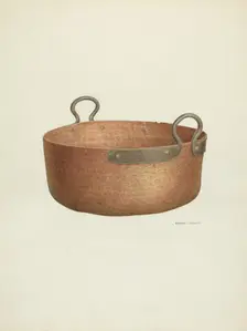 Copper Vat, c. 1940. Creator: Edward Jewett