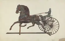 Copper Weather Vane, c. 1937. Creator: Victor F Muollo
