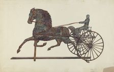 Copper Weather Vane, c. 1937. Creator: Victor F Muollo