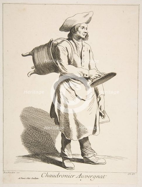 Coppersmith from Auvergne, 1737. Creator: Caylus, Anne-Claude-Philippe de.