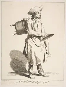 Coppersmith from Auvergne, 1737. Creator: Caylus, Anne-Claude-Philippe de