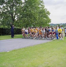 Copthall Stadium, Hendon, Barnet, London, 09/07/1988. Creator: John Laing plc