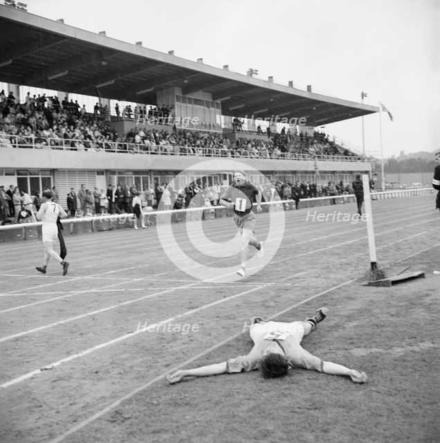Copthall Stadium, Hendon, Barnet, London, 25/06/1966. Creator: John Laing plc.