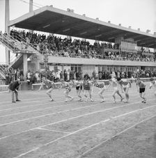 Copthall Stadium, Hendon, Barnet, London, 25/06/1966. Creator: John Laing plc
