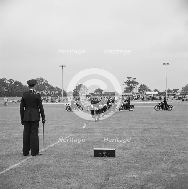 Copthall Stadium, Hendon, Barnet, London, 25/06/1966. Creator: John Laing plc.
