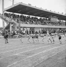 Copthall Stadium, Hendon, Barnet, London, 25/06/1966. Creator: John Laing plc