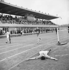 Copthall Stadium, Hendon, Barnet, London, 25/06/1966. Creator: John Laing plc