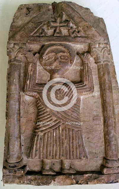 Coptic Funeral Stele, 3rd-4th century. Artist: Unknown