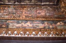 Coptic Fresco of the River Nile, c6th-7th century