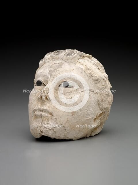 Coptic head of a man. Creator: Unknown.