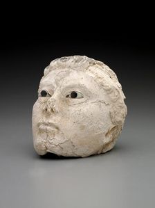 Coptic head of a man. Creator: Unknown