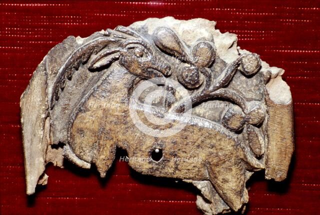 Coptic Woodcarving of Antelope, 5th century. Artist: Unknown.