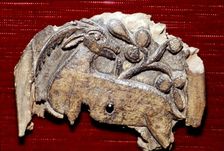 Coptic Woodcarving of Antelope, 5th century